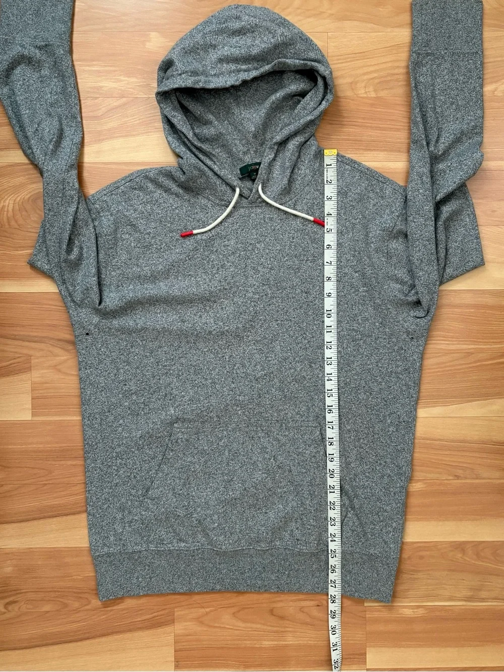 J.Crew Premium Light Weight Cotton Hooded T-Shirt Size Medium Preppy Casual